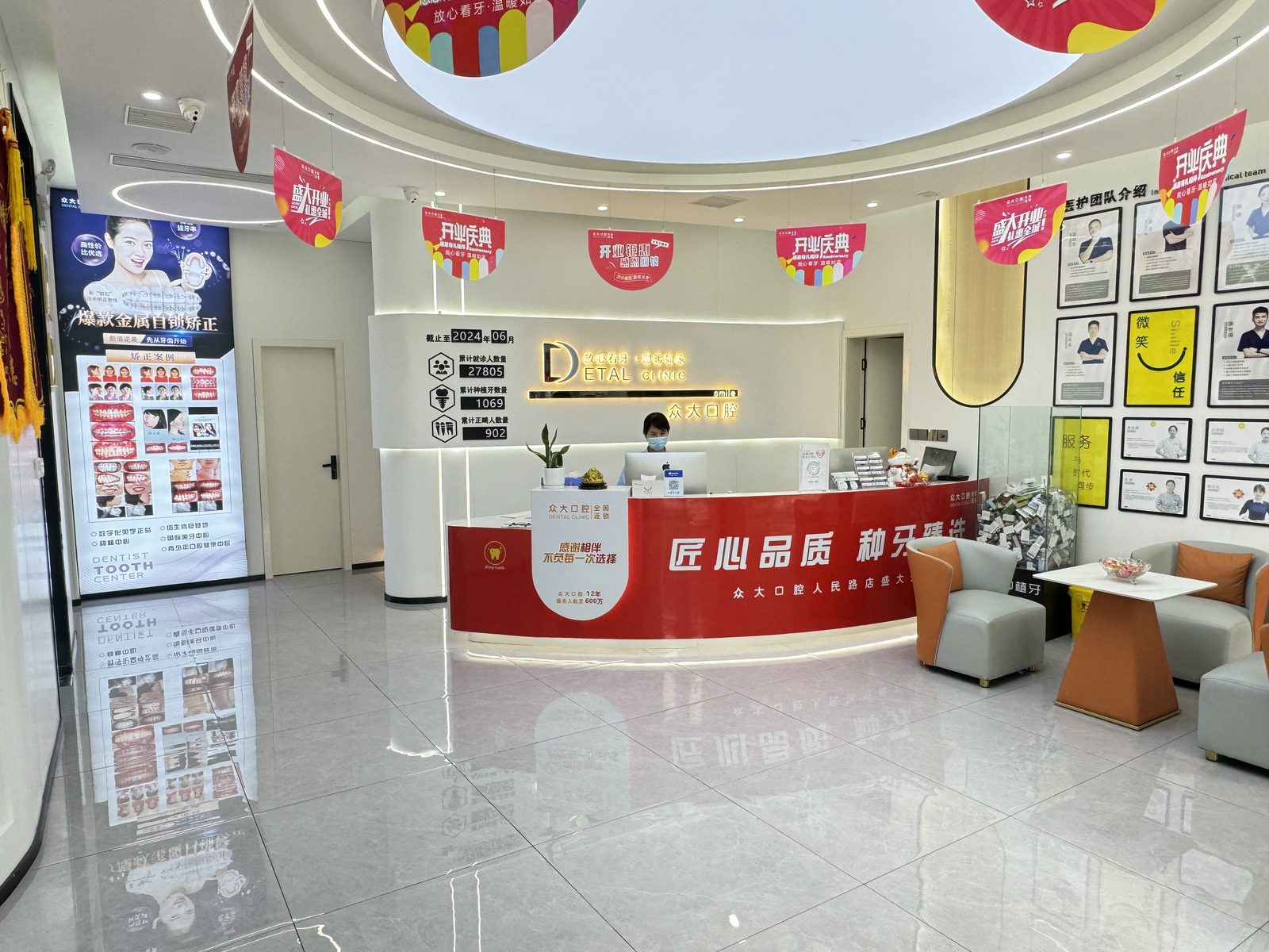 Publicly listed operating data and treatments of Xinyang Zhongda Dental